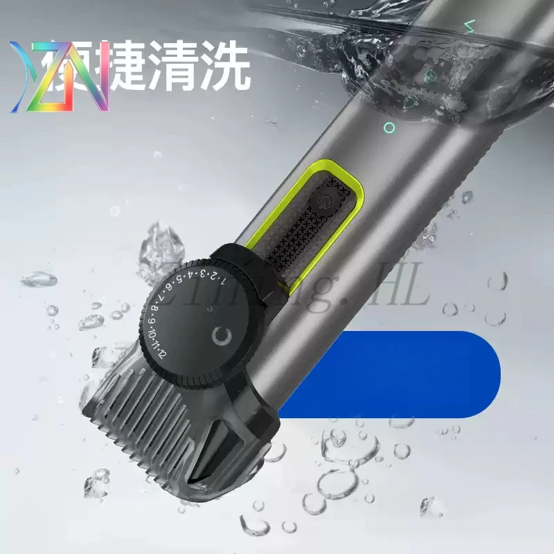 Multi-functional 4-in-1 hair clipper adjustable beard and sideburn trimmer electric shaver