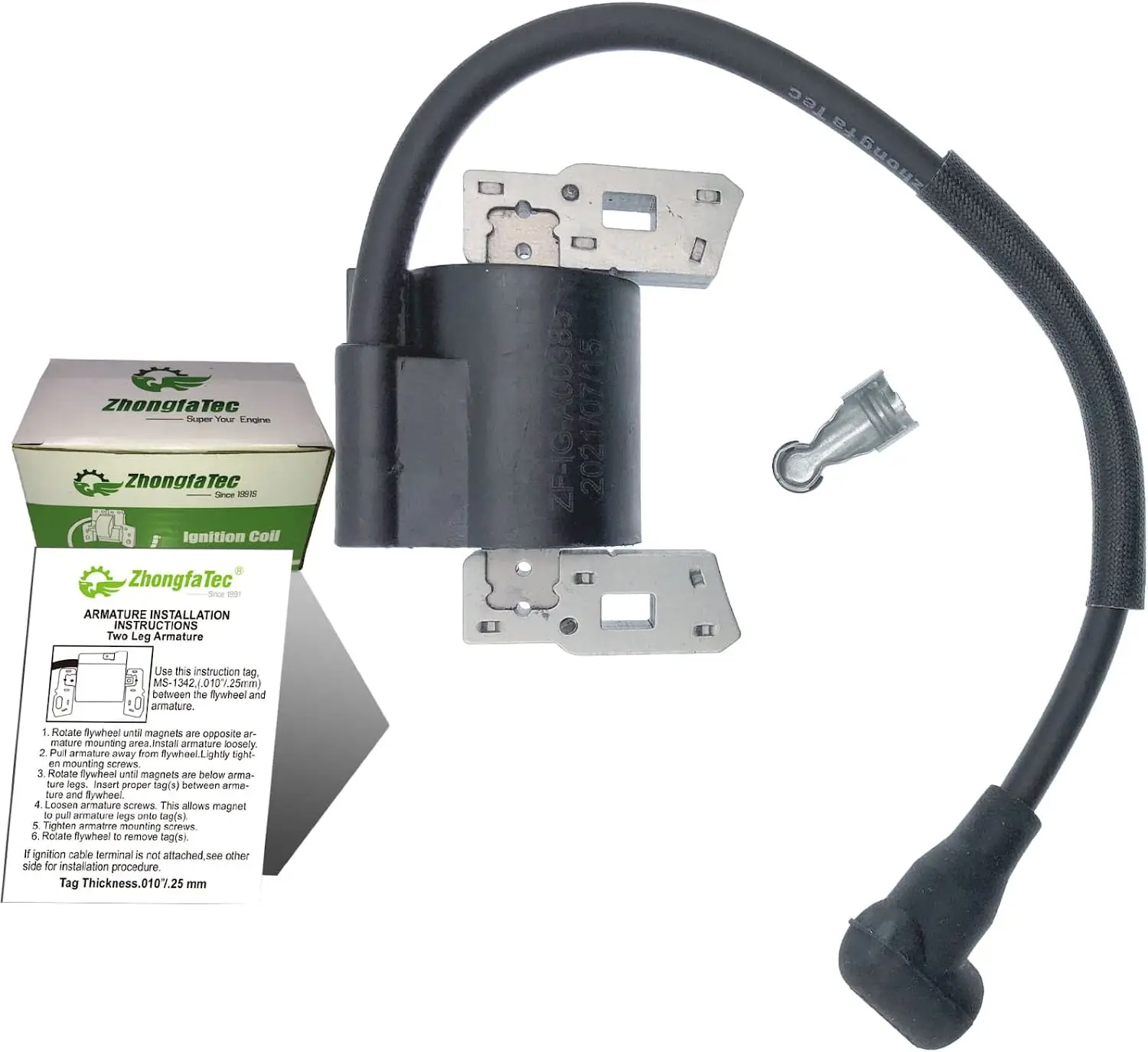 

Zhongfatec-385 397358 395491 298316 697037 395490 Armature-Magneto for Engine Ignition Coils fit 58070 58100 Tiller 62923 62924