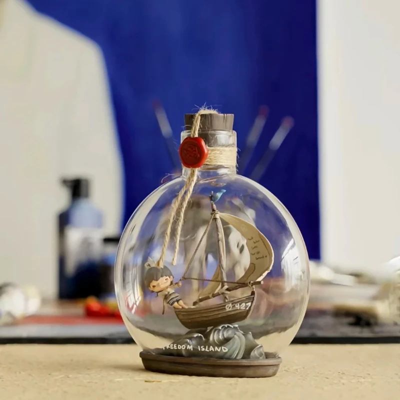 

Pop Mart Hirono Living Wild- The Song of The Sea Series Drift Bottle Interesting Action Figure Collectibles Trendy Xmas Gifts