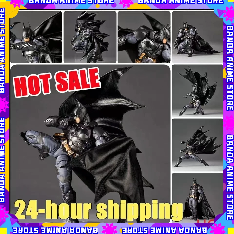

NEW INART Studio New Batman Action Figure DC The Dark Knight Trilogy Figurine 1/12 Bat Man Statue Model Customized Toy Gifts