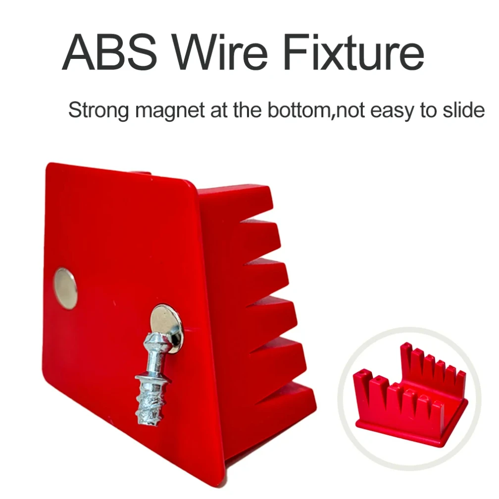 ABS Welding Wire Fixture Soldering Wire Holder High Temperature Resistance 3D Printer Part Strong Magnetic Bracket Welding Clamp