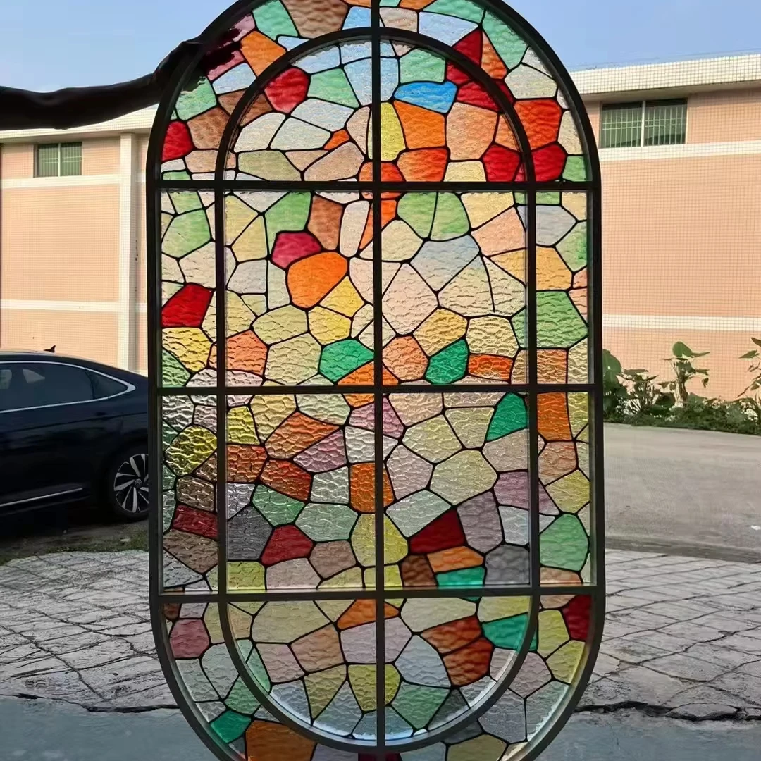 Solid Glass Brick Multi-color Crystal Transparent Decorative Texture Rectangular Hot Melt Cross-category Curtain Wall - view 3