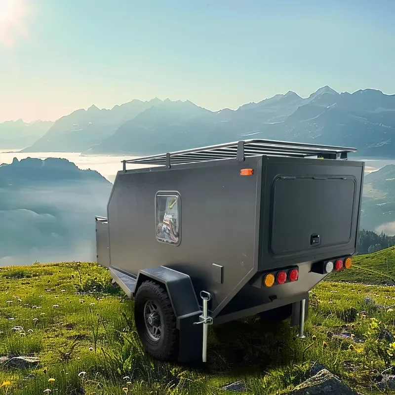 Off Road Popup Fiberglass Mini Camper Trailer for Offroad Caravans and Mini Caravan Trailers