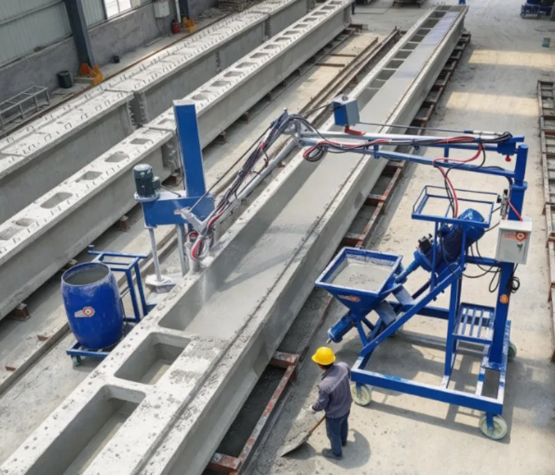Durable High Quality GRC Sprayer Machine, Fiber Glass Chopper Resin Spray System With Smooth Spraying