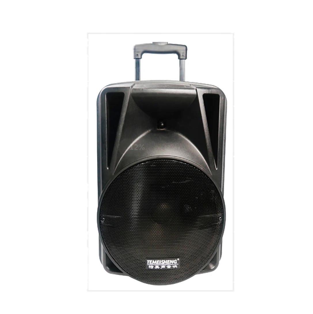 

Outdoor Portable Trolley Speaker DJ Speaker System Subwoofer Sound Box With LED Light Wireless Speaker