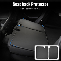 For Tesla Model 3 Y Rear Seat Back Protector Trunk Anti Kick Cushion Comfortable Protection Pad Separate Design