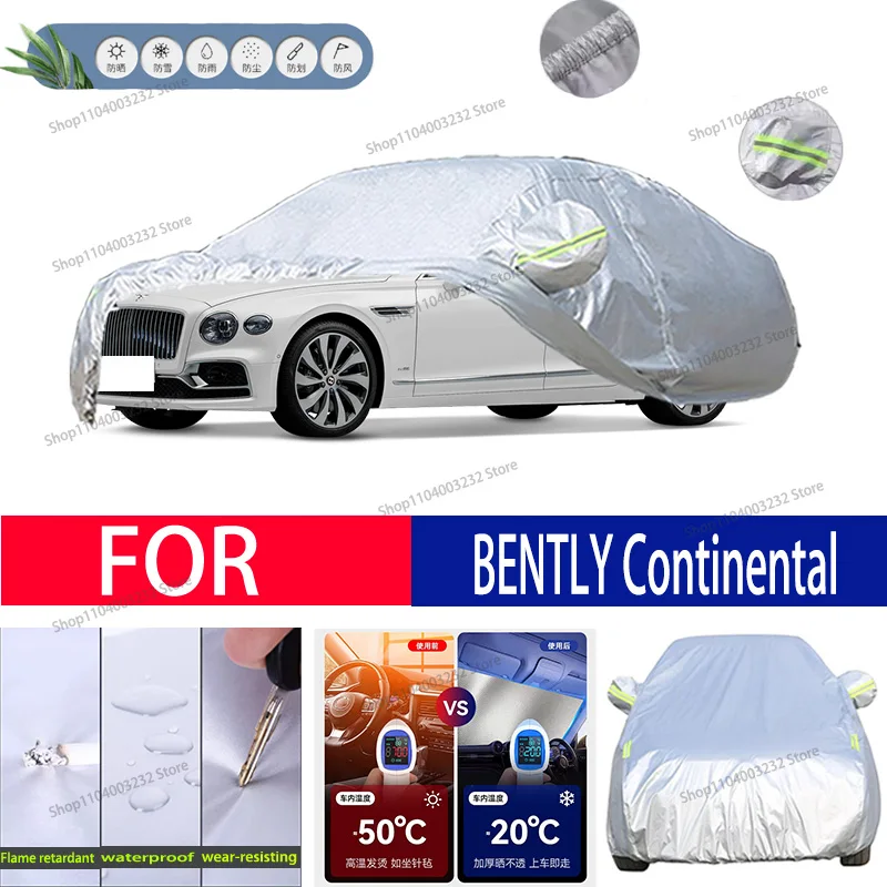 For BENTLY Vontinental Car clothing sun protection snow prevention antifreeze car protective cover  auto cover