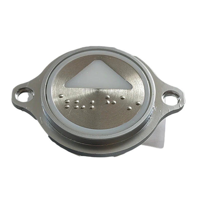 863233 H03 Botón de ascensor con orificio para tornillo Luz roja