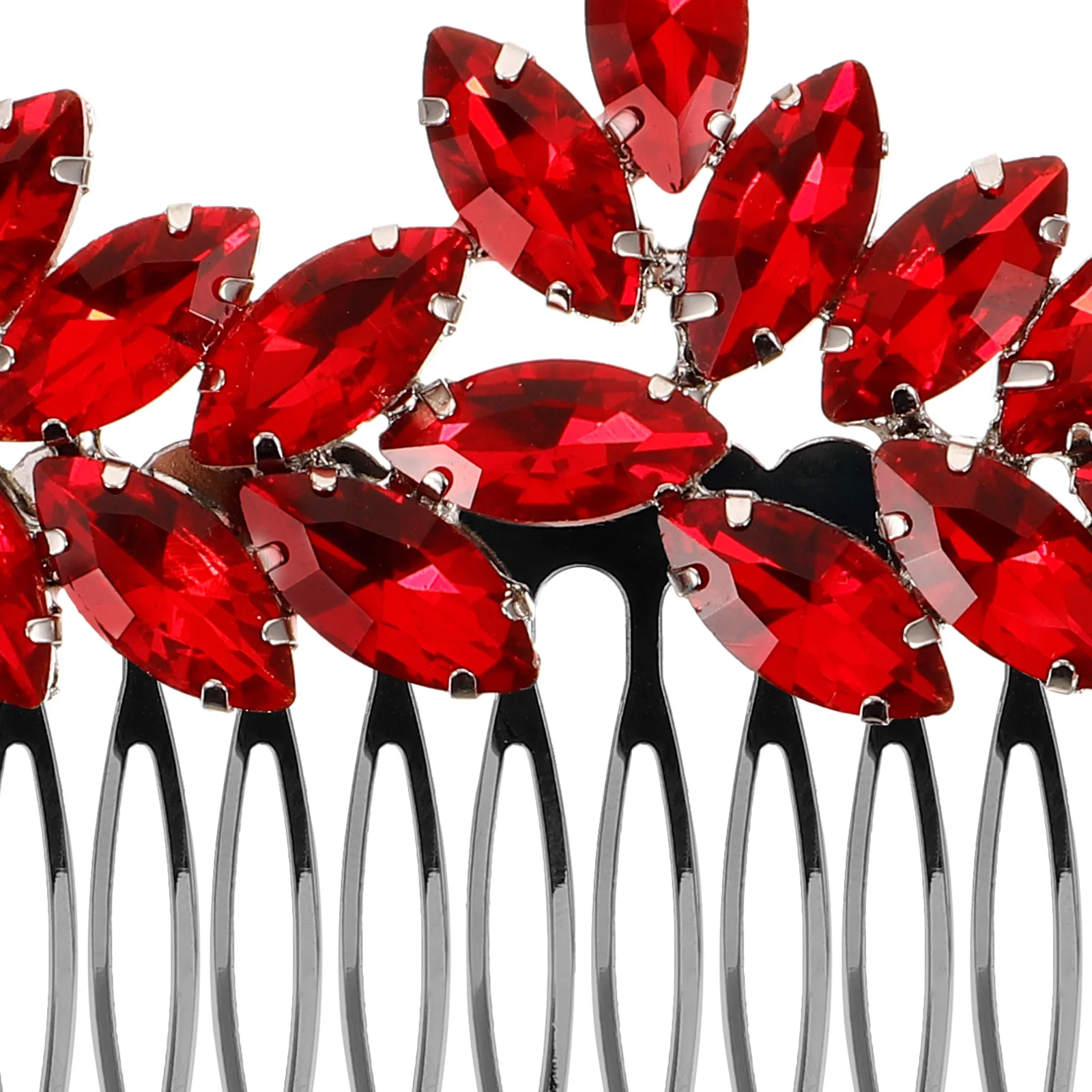 

Elegant Rhinestone Hair Comb Wedding Accessories For Bridesmaids Bridal Headwear Sparkling Side Combs Diamond Hairpieces