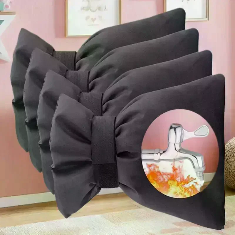 

1 шт., чехол для крана, зимний черный, уличный, водонепроницаемый, защита от замерзания, изоляция, наружный садовый кран, многоразовая защита