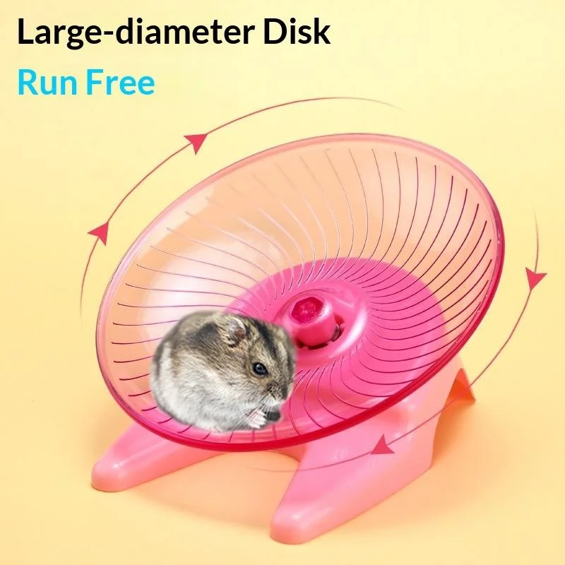 1PC Silent Flying Saucer Exercise Wheel Small Pet Wheel Ideal Running Wheel for Hamsters Mice Hedgehogs