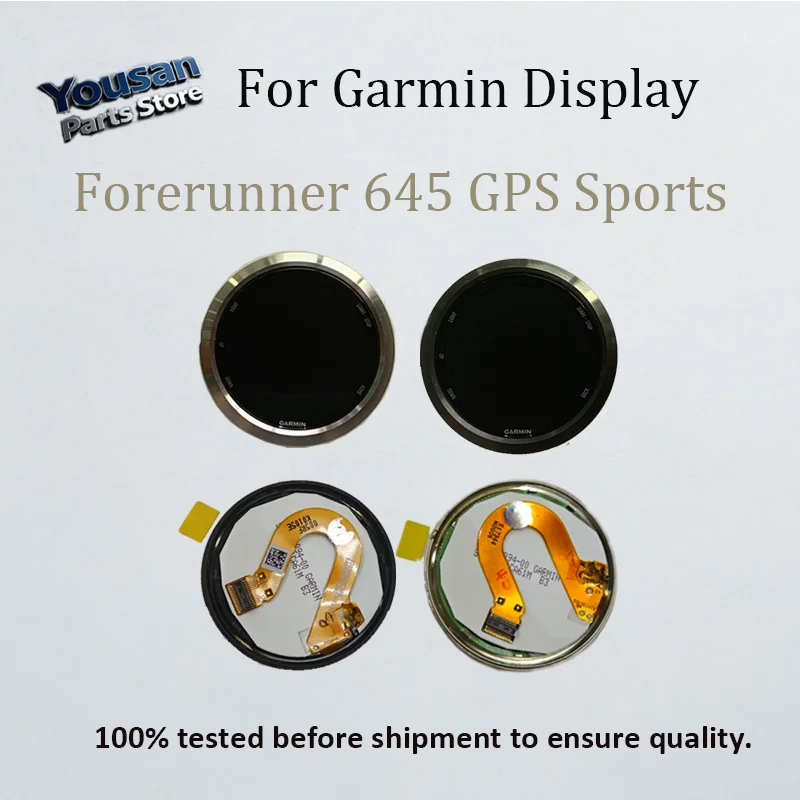 Smart Sport Watch Original LCD Touch Screen For GARMIN Forerunner 645 645M LCD Display For 645 Digitizer Repair Replacement