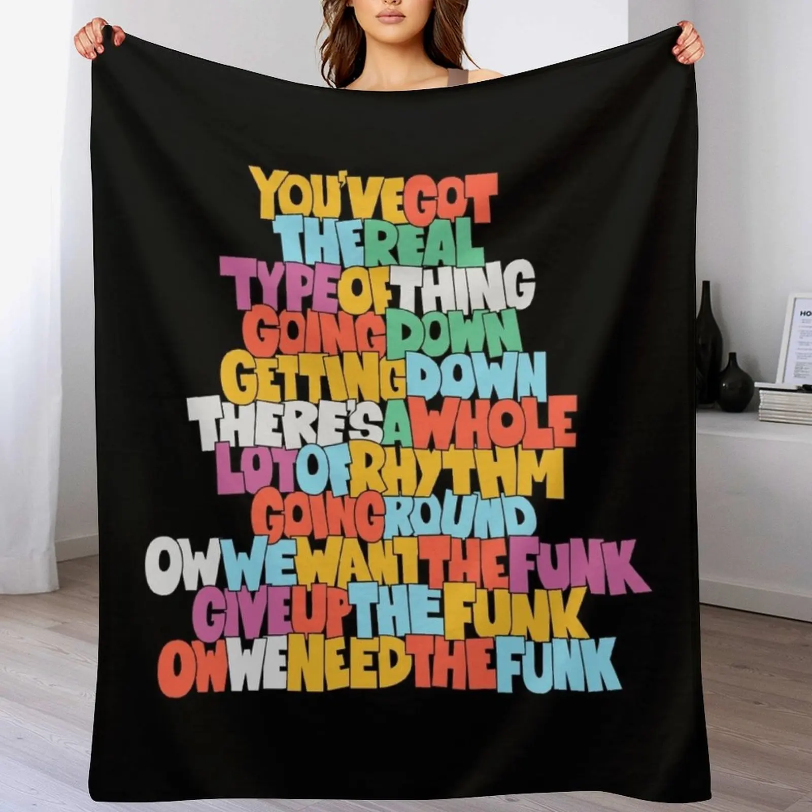 

Parliament Funkadelic Tribute: Give Up The Funk Design Throw Blanket Plush Quilt anime Blankets