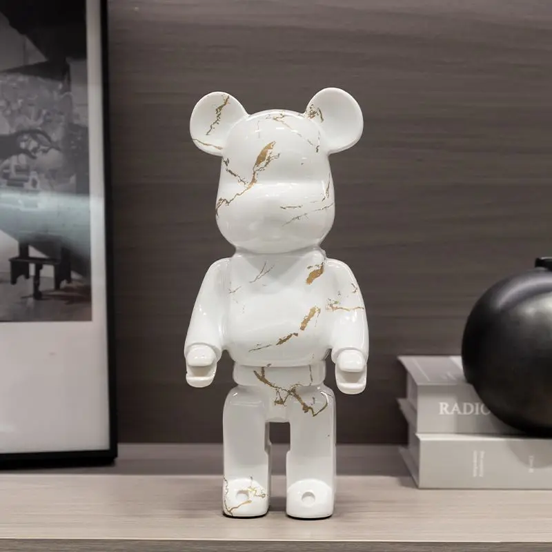 Water Transfer Printing Violent Bear Figurines 26cm 36cm Multi Pattern Home Decor Living Room Tv Cabinet Ornament Ideal Housewar