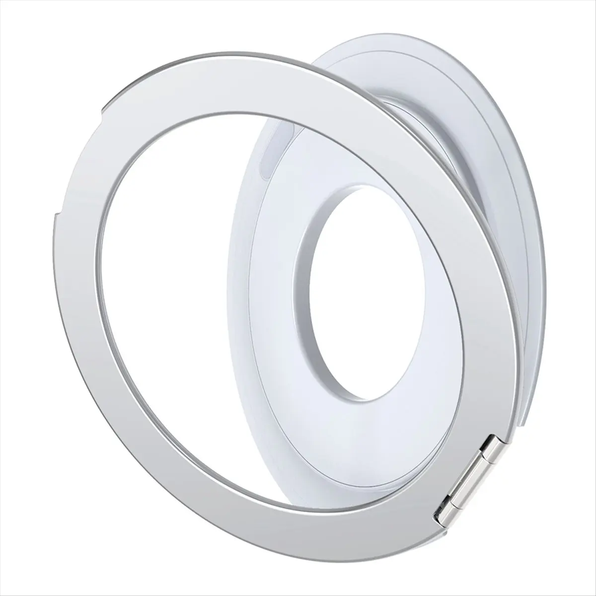 A86G NEW Self-Adhesive Magnetic Tablet Stands Portable 360 Degree Rotatable Holder Car Magnetic Mount for Most Tablets Silver
