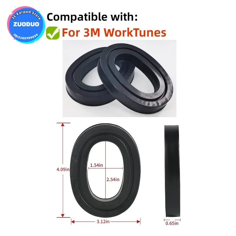 

Ear Pads Headphone Earpads For 3M WorkTunes Ear Pads Headphone Earpad Replacement Cushions Cover Earmuff