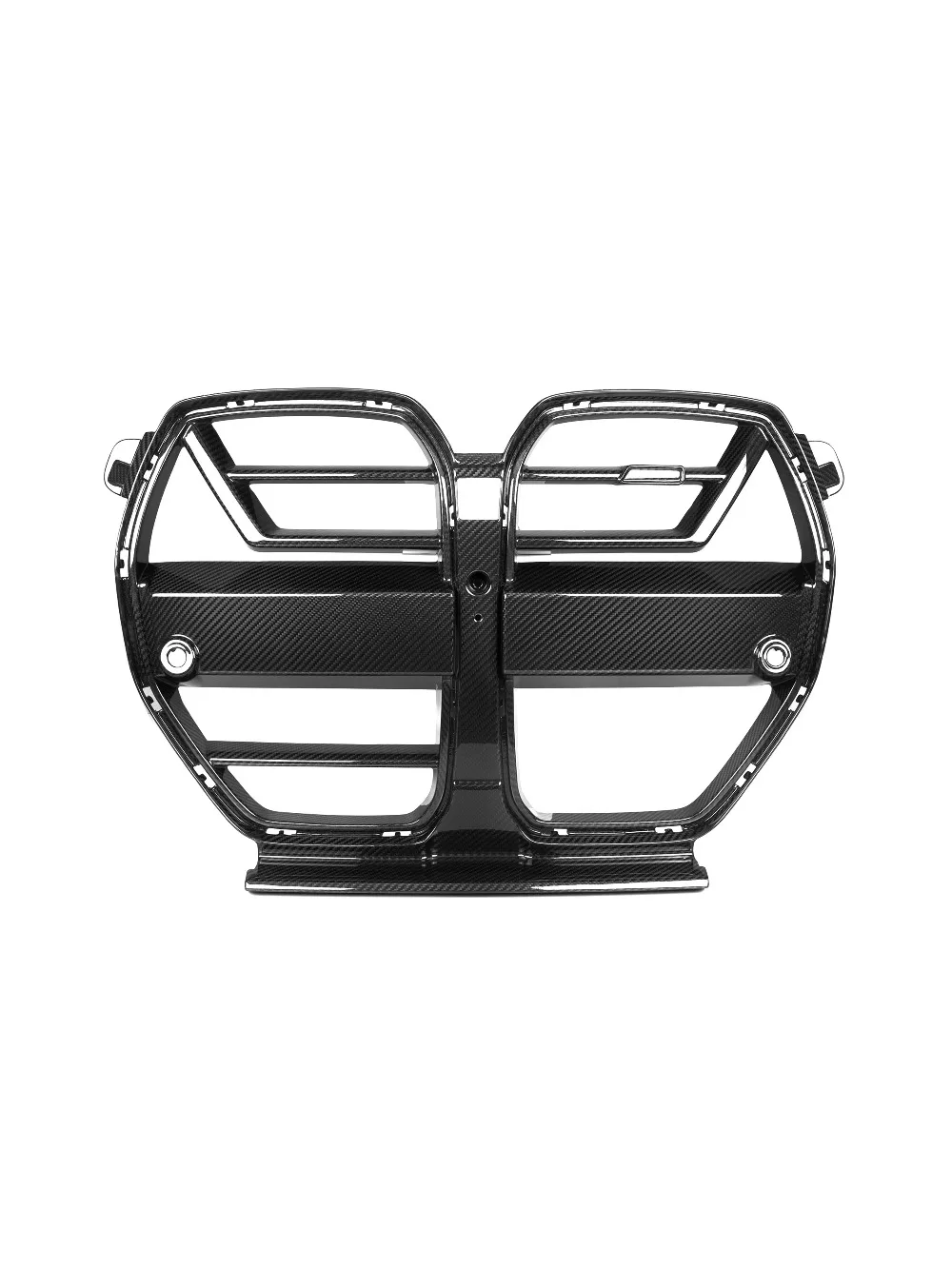 Dry Carbon Fiber Front Grille for  2021+ M3 G80 M4 G82 SQ-A Style Carbon Fiber Grille With ACC Sensor Car Front Bumper Grille