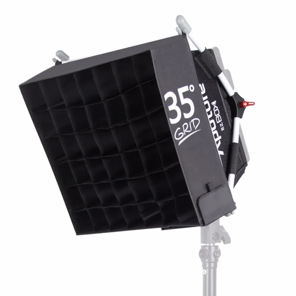 

Photographic equipment Aputure Softbox Easy EZ Box II + Grid Box Diffuser Kit for Amaran LED AL-528 & HR-672 Lights photography