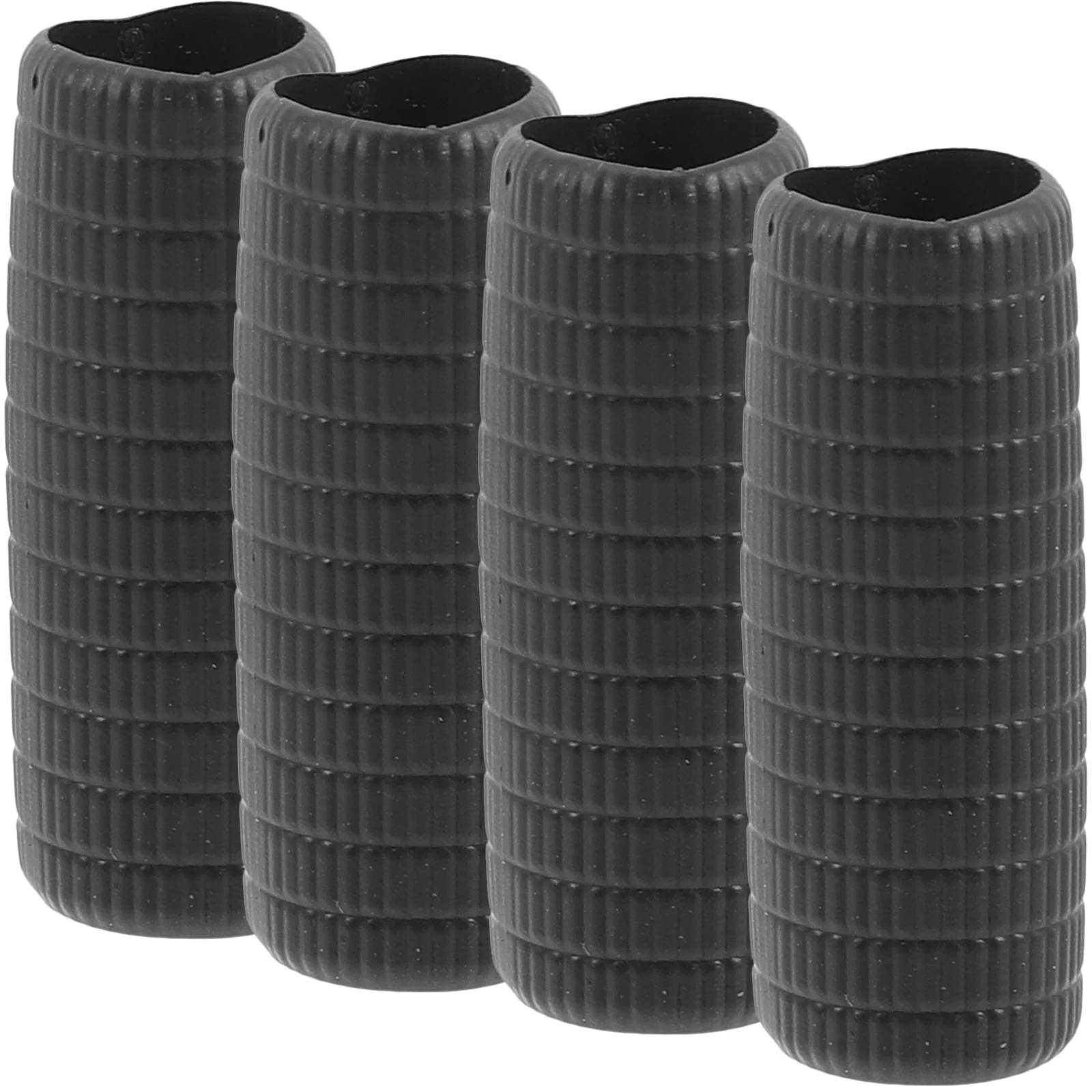 

4 Pcs Musical Instrument Accessories Violin Case Rubber Bow Parts Practical Grip Student Professional Instruments