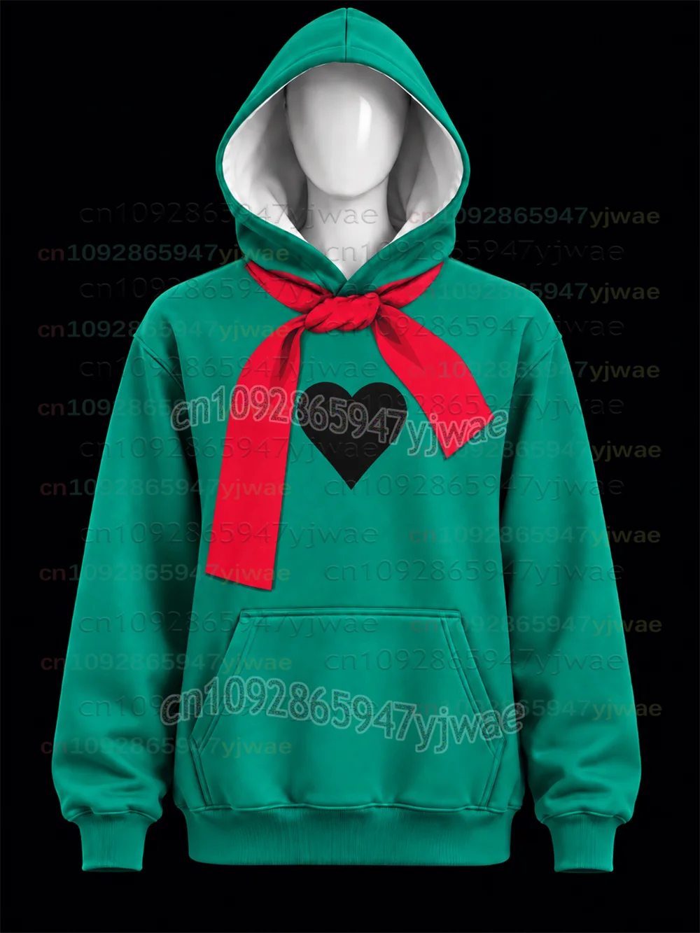 Halloween-Cosplay-Hoodies, Game Deltarune Ralsei/Kris/Neo, Streetwear, Winter, lässiger Pullover, 3D-Druck, Kapuzenpullover für Erwachsene/Kinder. – Detail 6