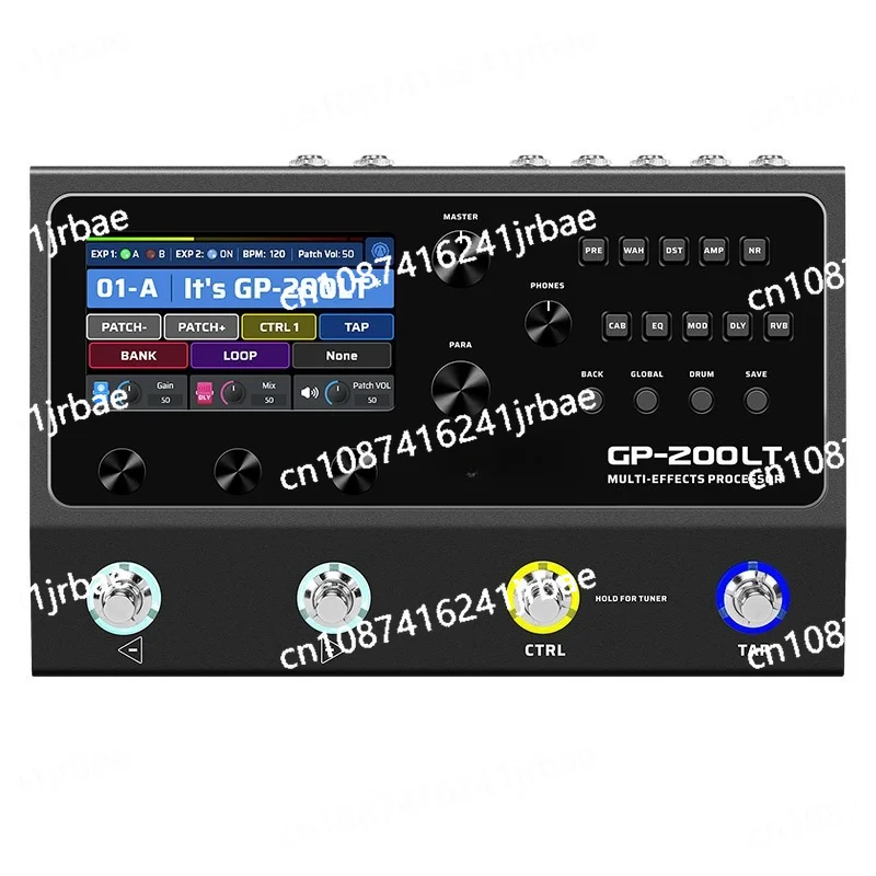 جيتار باس أمبير النمذجة خزائن الأشعة تحت الحمراء محاكاة أكثر من 240 تأثيرات عالية الجودة صوت غير معقود Valeton GP-200LT