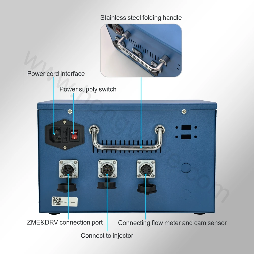 Wielofunkcyjny 7-calowy ekran Kompleksowy tester wtryskiwaczy CRS330 Common Rail do pompy HP0 HEUI Sprzęt testowy