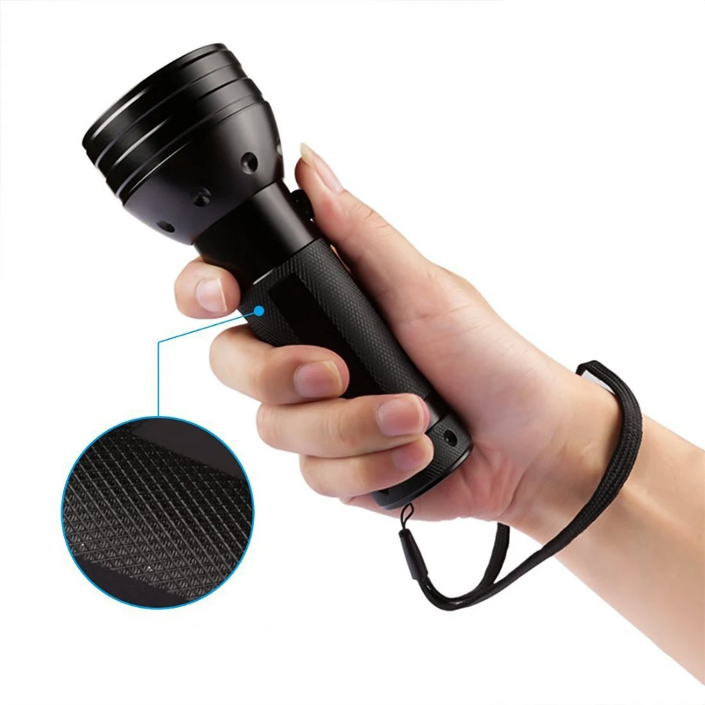 

51 Flashlight 395nm Ultraviolet Light Torch Pet Urine Black Light Portable Currency Jewelry ID Card Geocaching