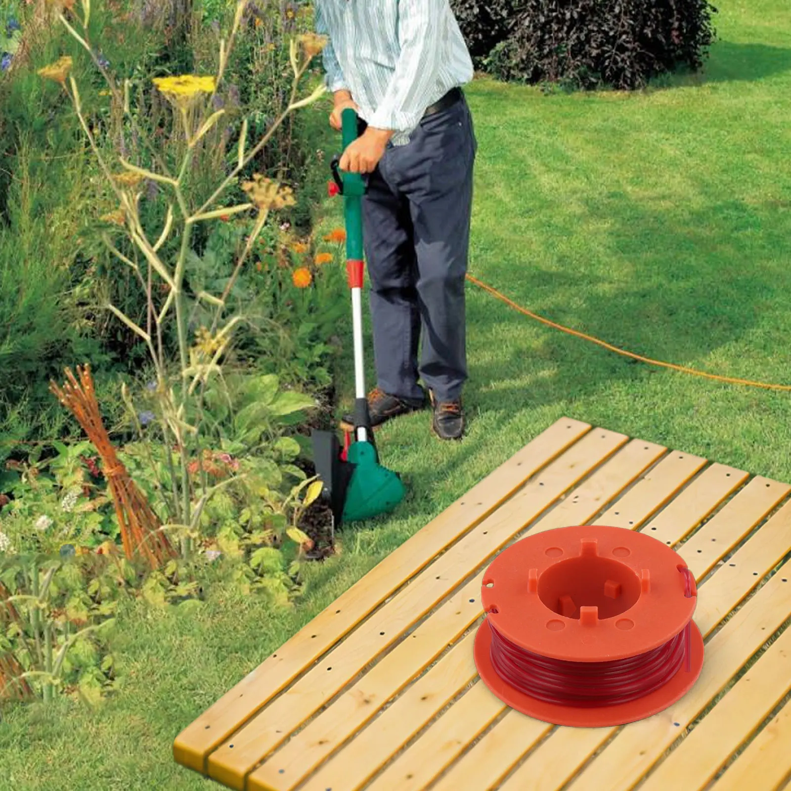 Spool For Bosch ART 23 26 30 Easytrim Combitrim Trimmer Line F016800175 Home Garden Yard Outdoor Power Tool Accessories