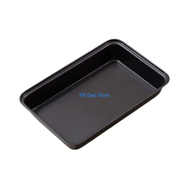F92C Deep Baking Pan Nonstick Carbon Steel Cookware Sheet For Breads Cakes Pastries