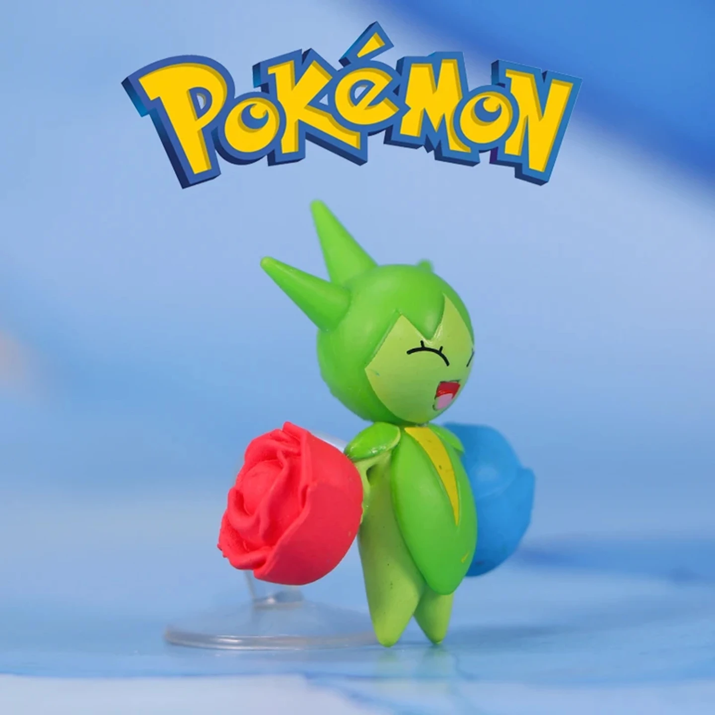 Authentic No Box US Version WCT Pokemon Roselia Figure, 4cm Toy Anime Collectible Model