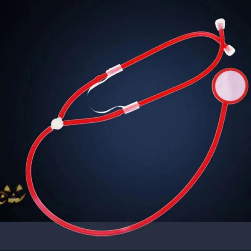 1pc International Nurses Day Halloween Simulation Stethoscope Party Role Play Props Photo Tool Holiday Gift