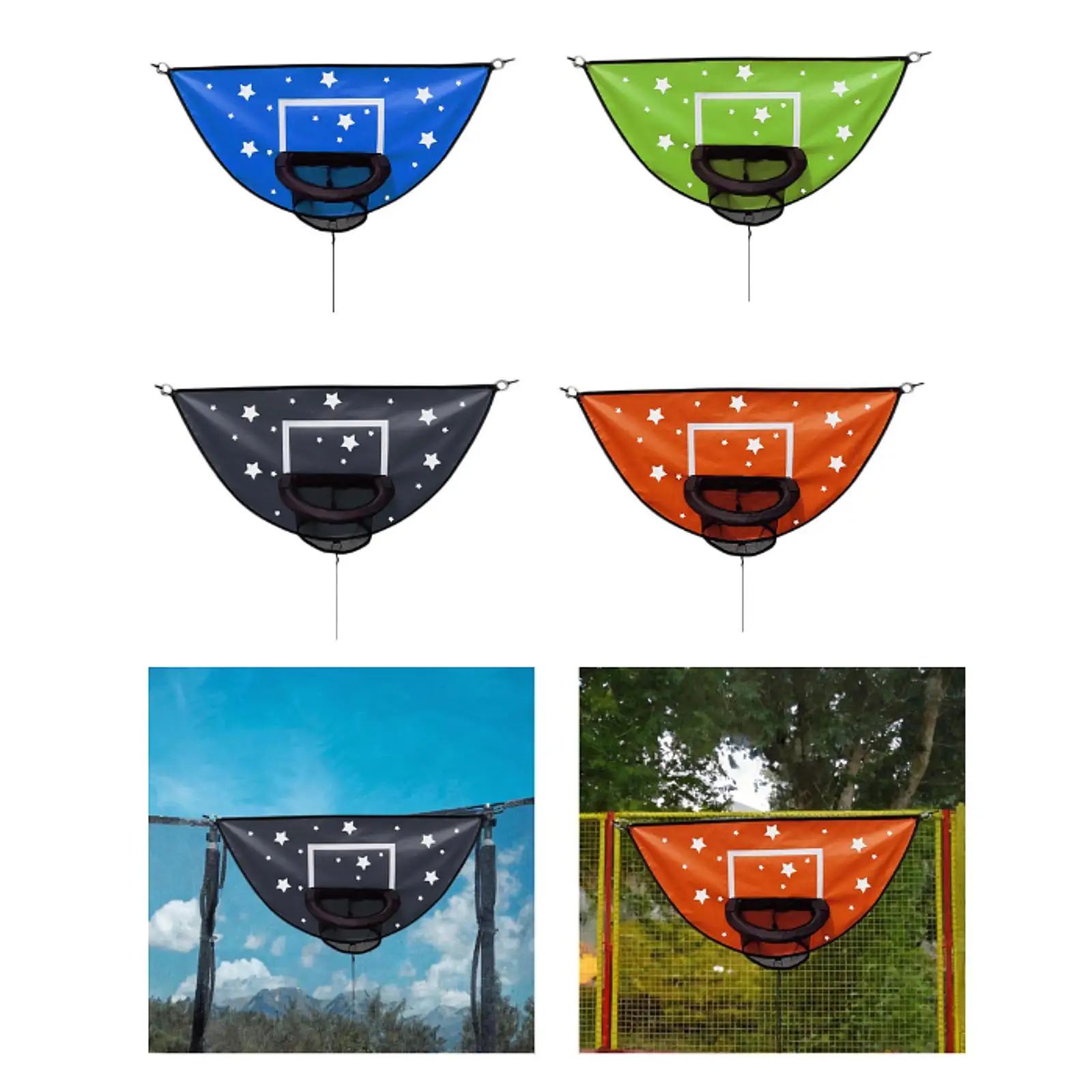 

Trampoline Basketball Hoop Universal Easy Installation Lightweight Baseboard