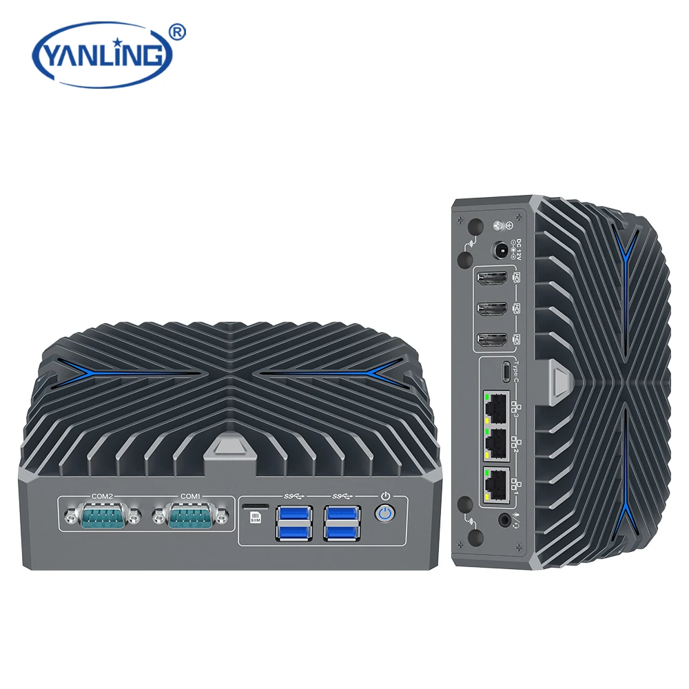 

High Performance Mini Computer I5 Max 4.3GHz CPU Fanless Thin Client Supports M.2 2280 Storage With US CN EU JP Plugs