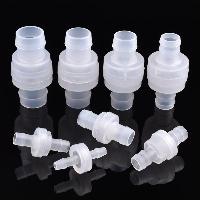 5~50Pcs 3~20mm Mini Plastic Pagoda Check Valve Non-Pressure Check Valve Drip Irrigation Hose Joint Aquarium Tank One-way Valve