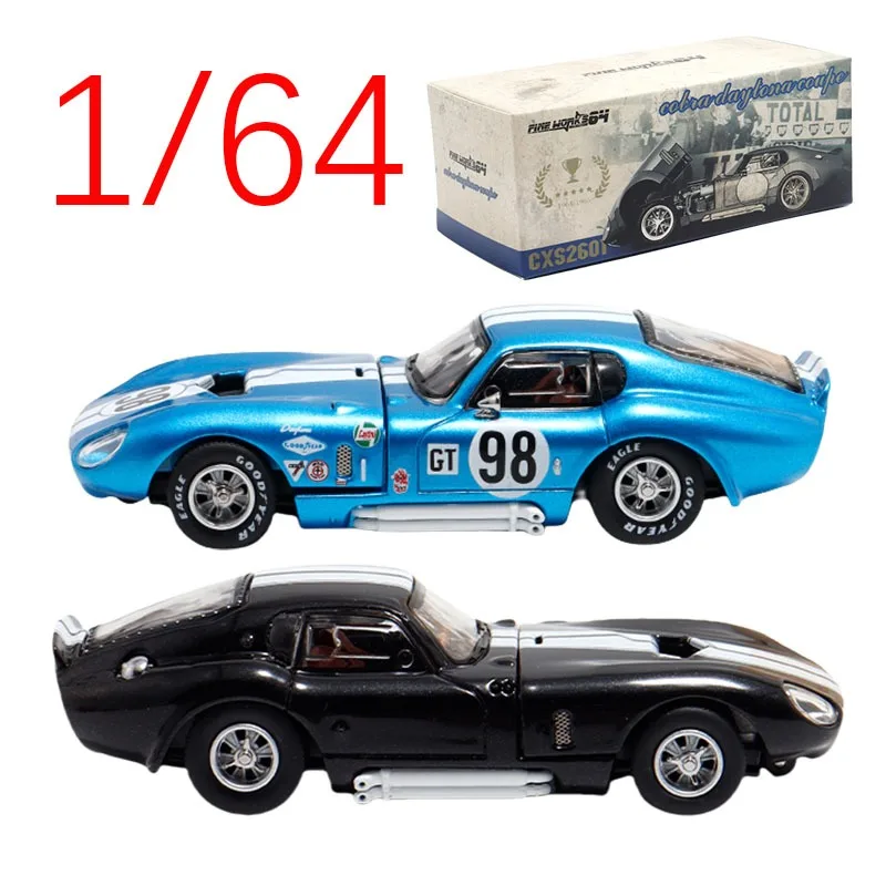 

Fine Works64 Diecast 1/64 Scale Shelby Alloy Model Cars Daytona Coupe Play Vehicles Toys for Boys Gift Original Box