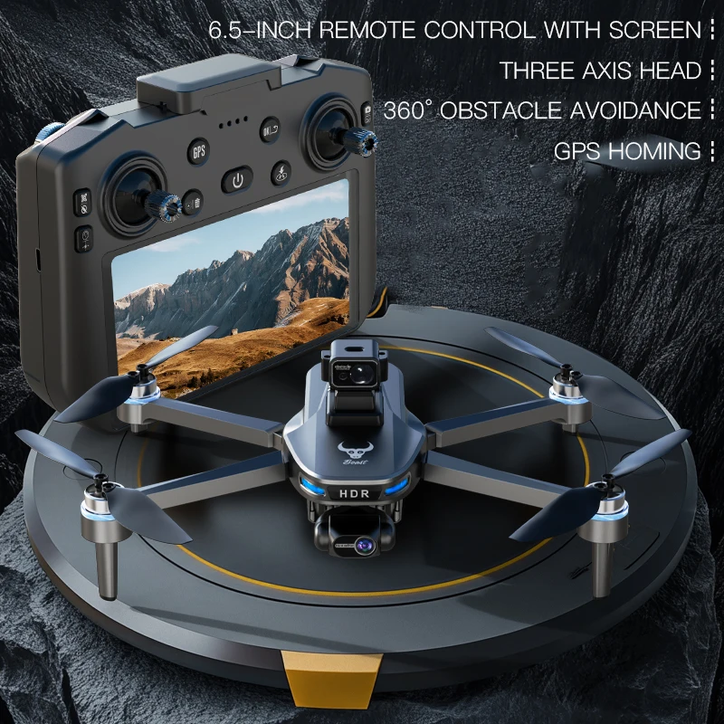 2025 جديد SG109 MAX2 GPS الطائرة بدون طيار مع كاميرا 8K 3-Axis Gimbal WIFI الليزر تجنب العوائق شاشة عن بعد 5G FPV فرش RC درون #5