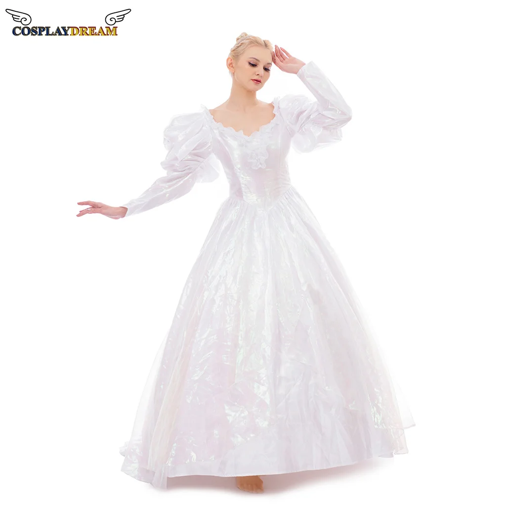 (in stock) Labyrinth sarah cosplay costume ball gown white princess dress wedding dress rococo medieval dress sarah cosplay