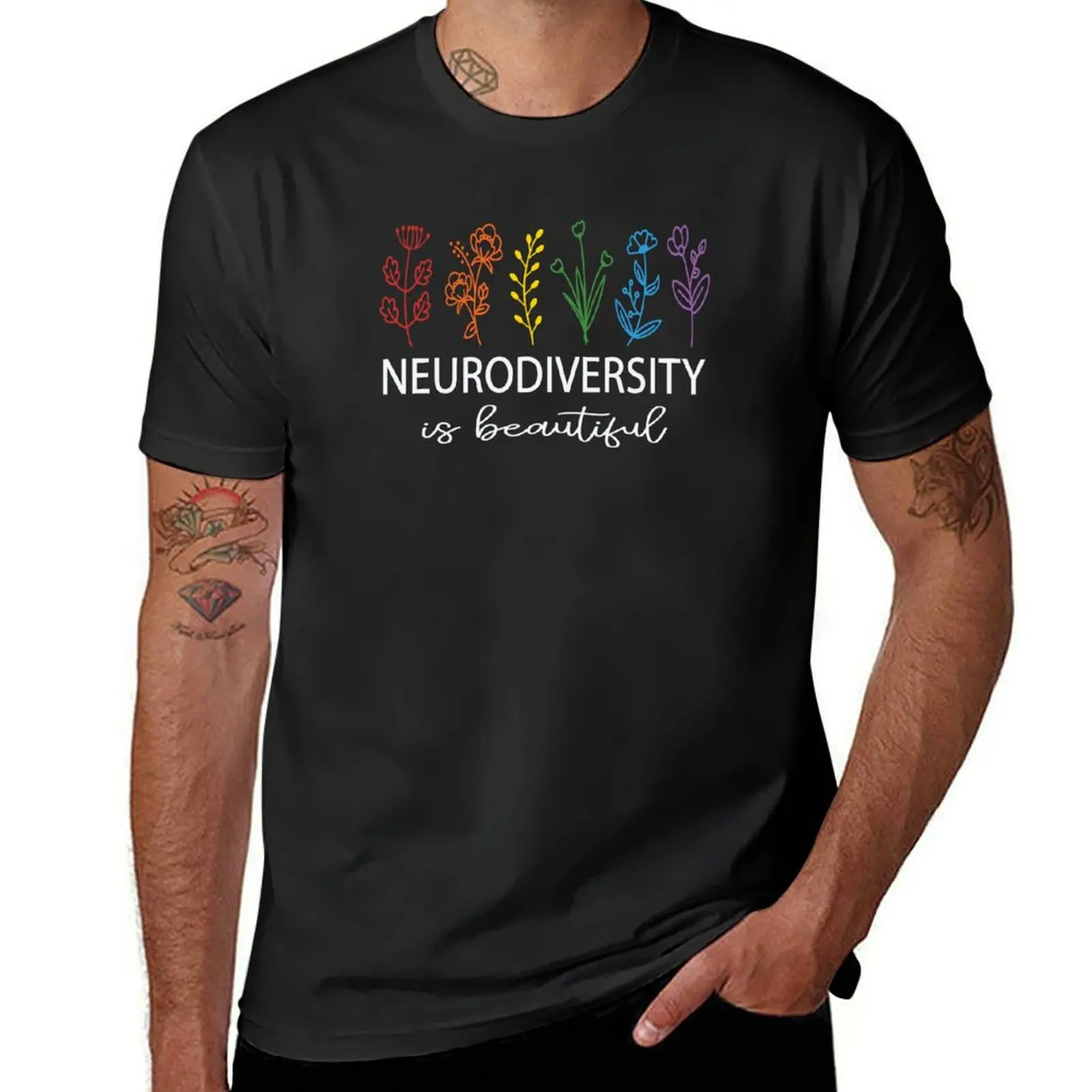 

Neurodiversity Is Beautiful T-Shirt custom t-shirts basketball graphic tees blanks rapper graphic tees mens graphic t-shirts