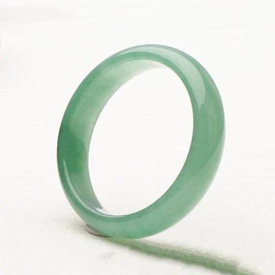 Natural Burmese Emerald Light Color 54mm-64mm Bracelet Elegant Princess Jewelry Best Gift for Mom and Girlfriend