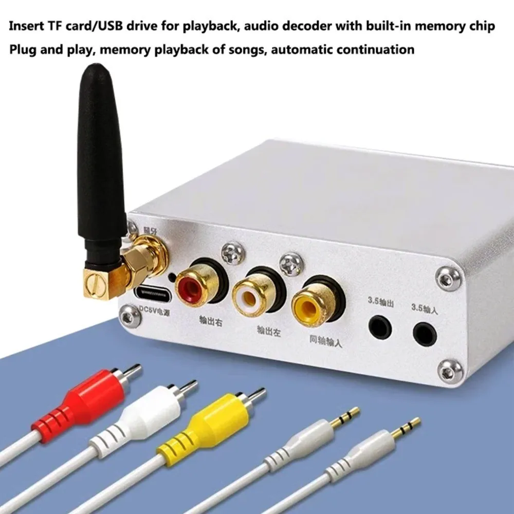 Reproductor de música sin pérdidas de Audio doméstico Hifi, receptor Bluetooth 5,0, decodificador de música ES9018K2M AD823A Opamp