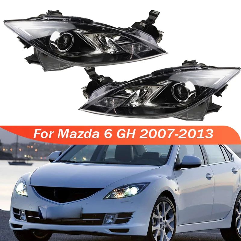 For Mazda 6 GH 2007 2008 2009 2010 2011 2012 2013 Headlight Signal Light Headlamp Brake Light Housing Without Bulb