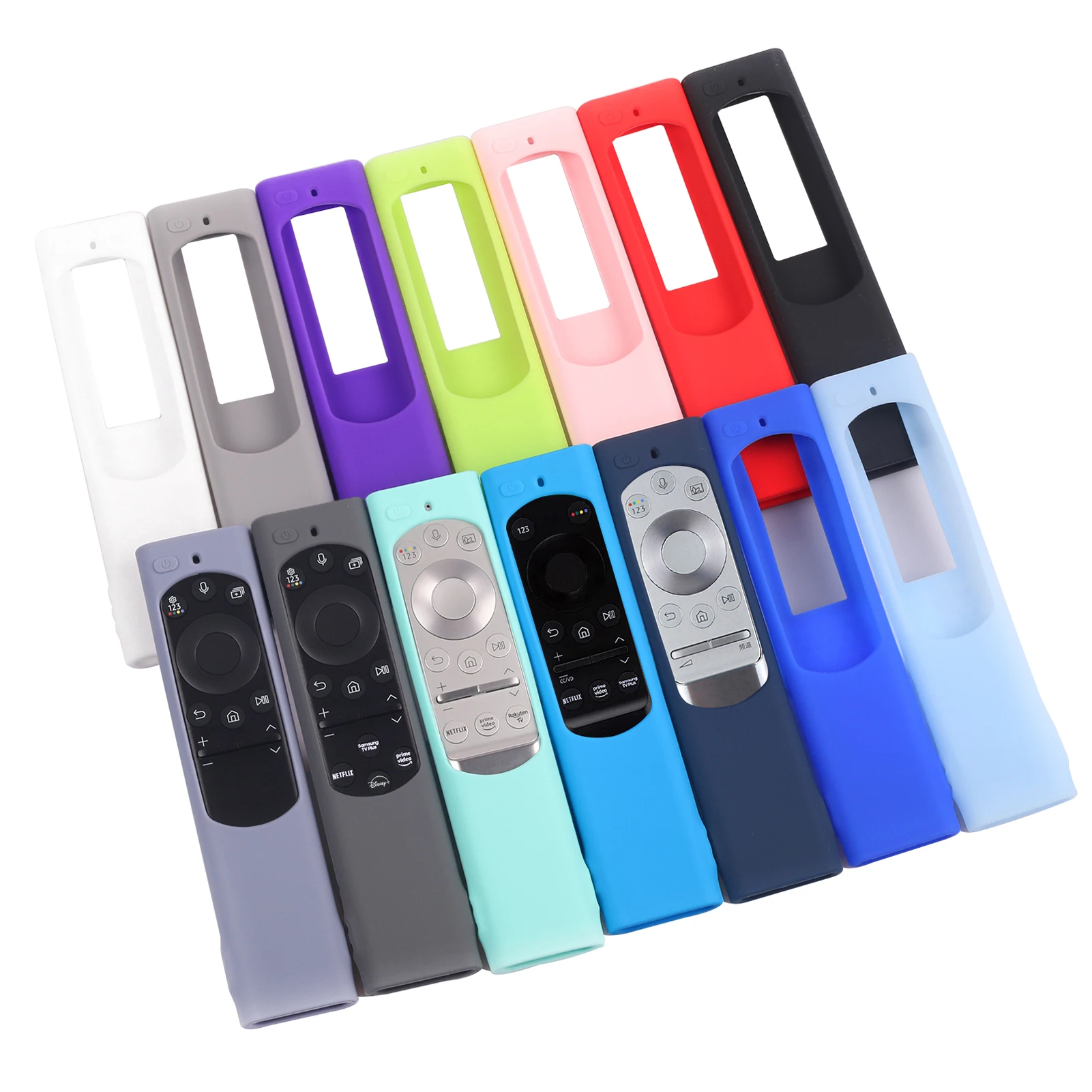 Siliconen Tv Afstandsbediening Protector Case Cover Skin Voor Samsung Tv 2022 BN59/BN68/RMCSPB1FP1/Tm-1990C