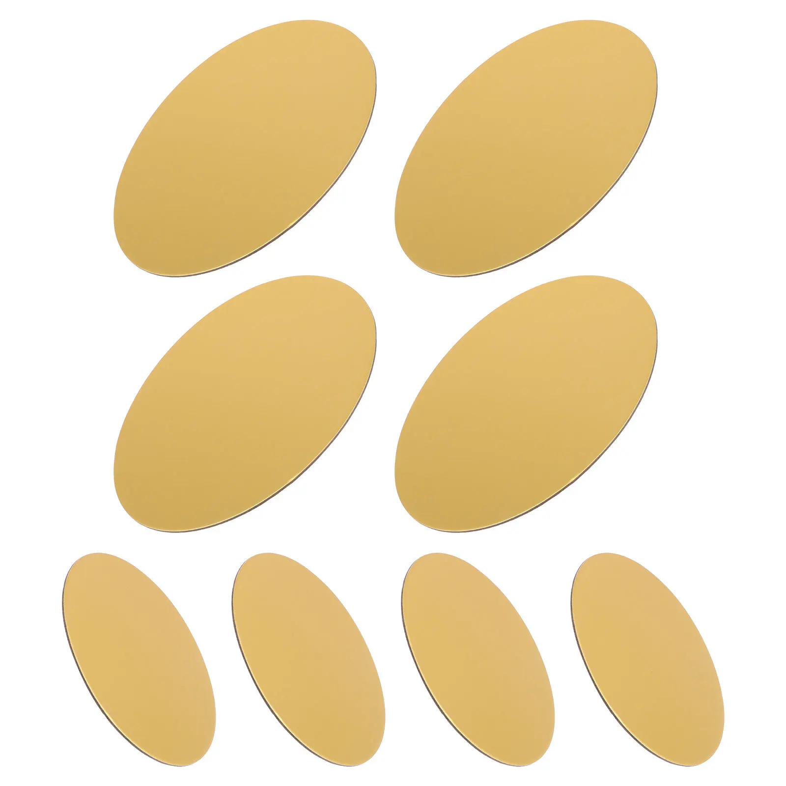 

8Pcs Cake Boards Round Gold Paper Cake Base Cardboard Insert for Wedding Display Birthday Celebration Bake Board