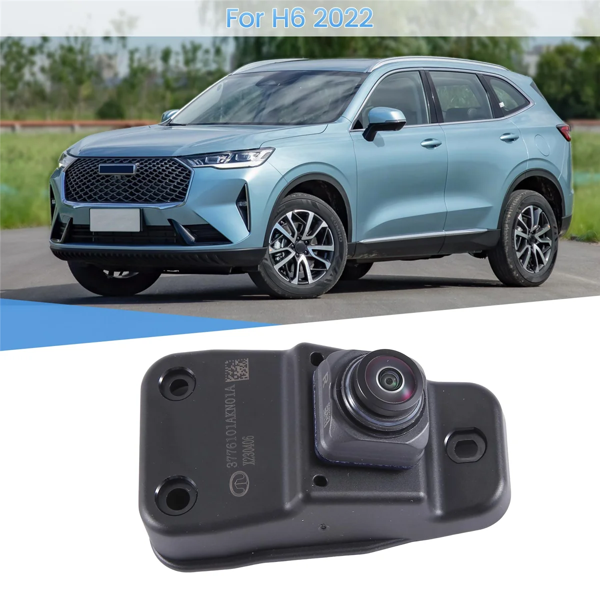 A41P-3776101AKN01A Car Front Center Grid Camera Front Surround View Camera for Great Wall Haval H6 2022 Third Generation H6