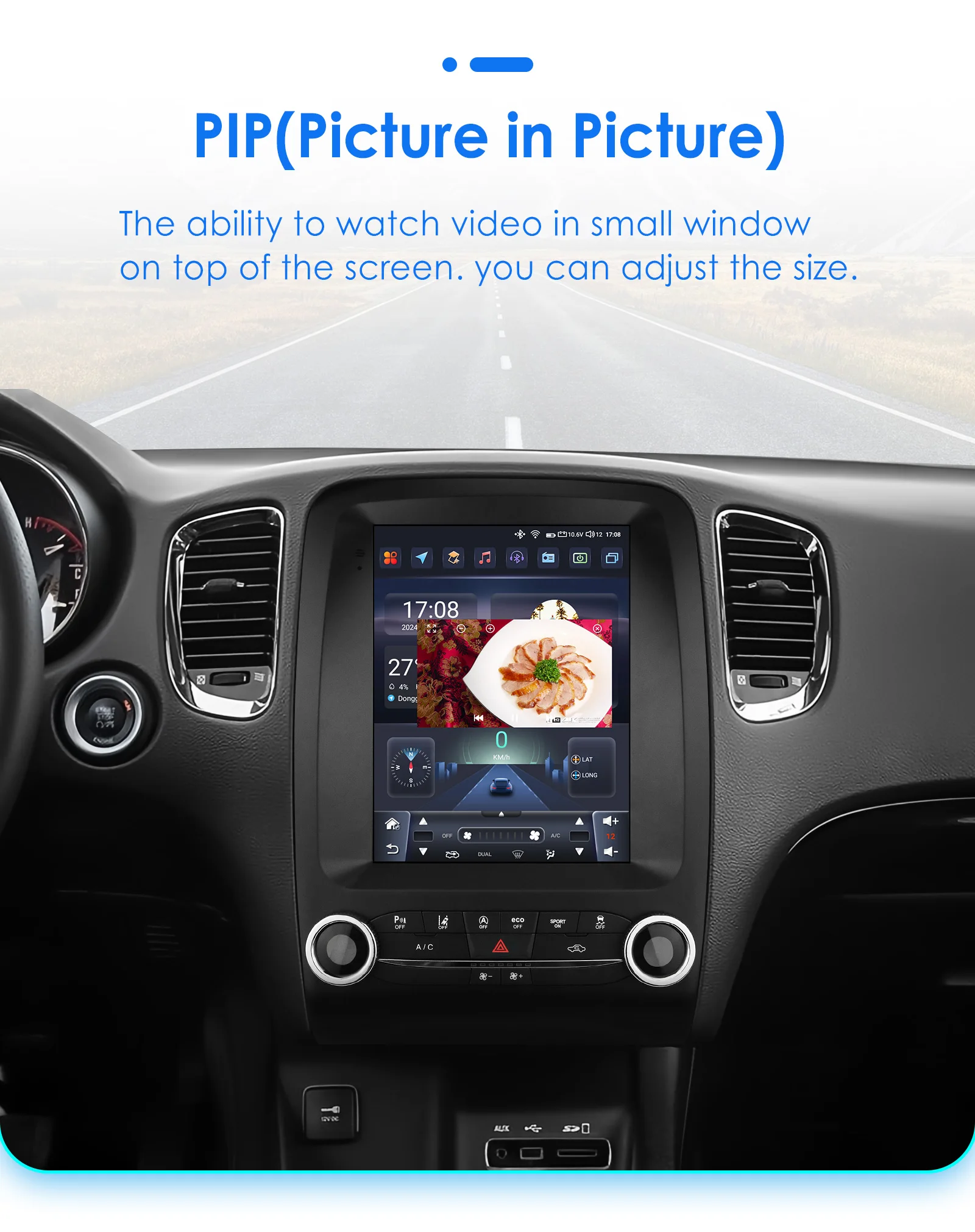 Hizpo Für Tesla Stil Auto Radio Für Dodge Durango 2014-2020 Multimedia GPS Stereo Intelligente System Kopf Einheit 360 kamera RDS – Detail 29
