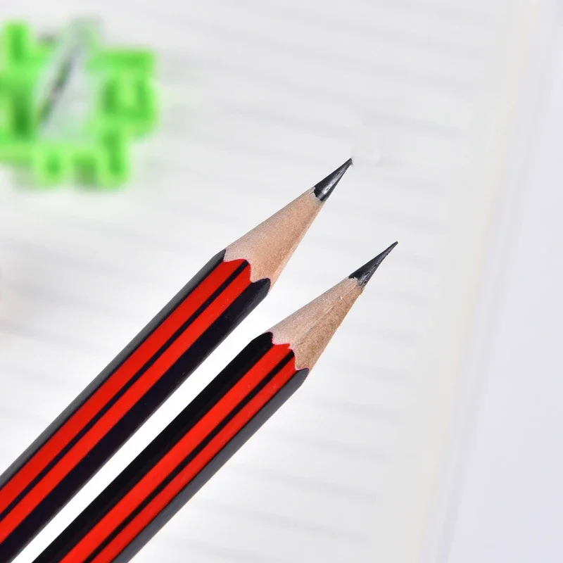 30/50/100Pcs /Lot Sketch Pencil Wooden Lead Pencils HB Pencil With Eraser Children Drawing Pencil School Writing Stationery