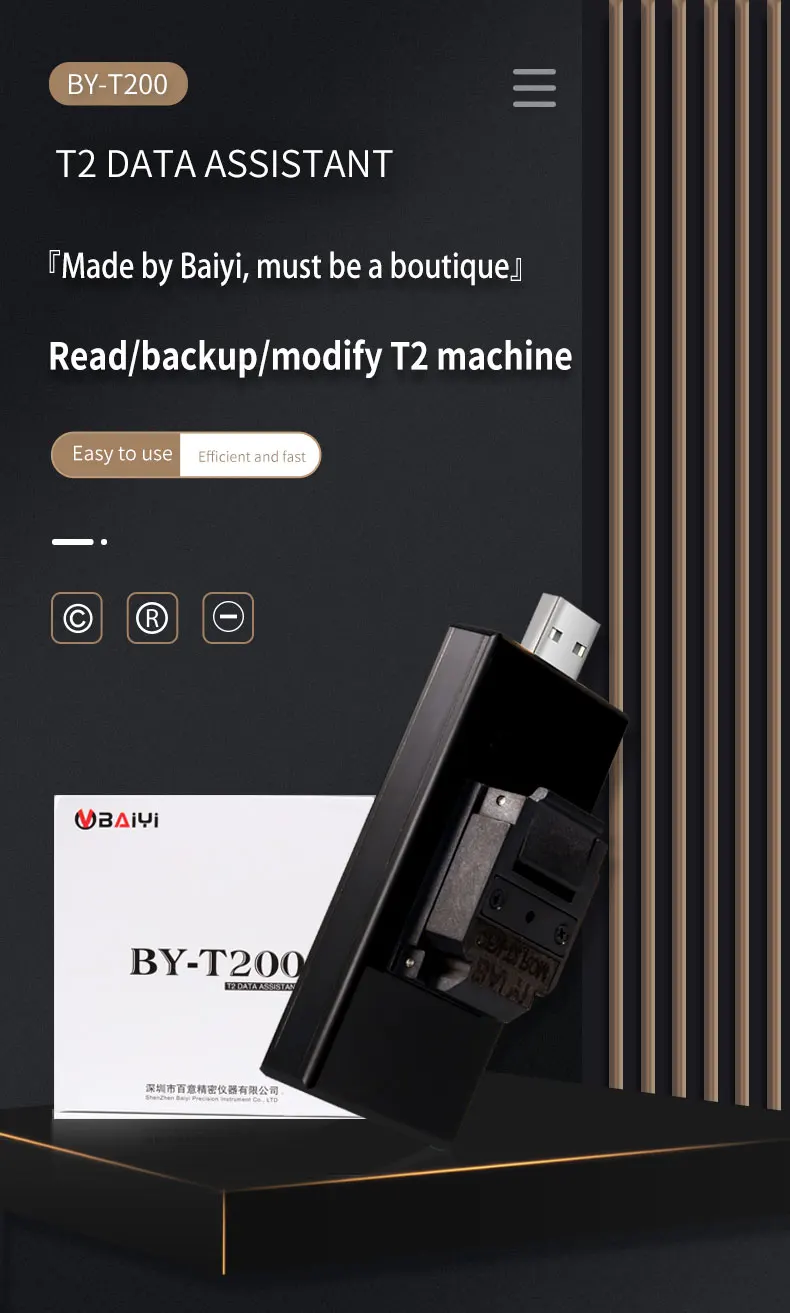 Read Back up and Identify T2&M1 Chip ROM Data Tool for 2018 to 2020 Repair Accessories