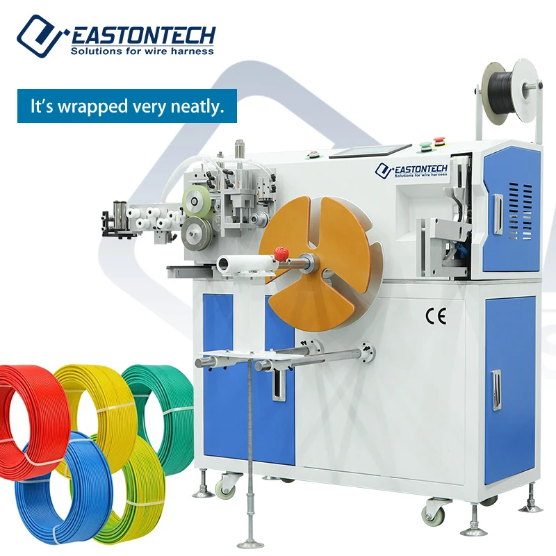 EW-20S-3A Automatic Cable Meter Recording Cutting Winding Tying Machine