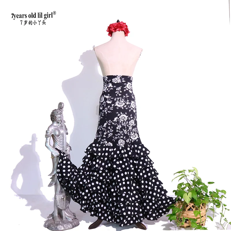 スペインフラメンコ衣装パフォーマードレス女性ガールジプシー社交パフォーマンスダンス着用複数の色 DTT106