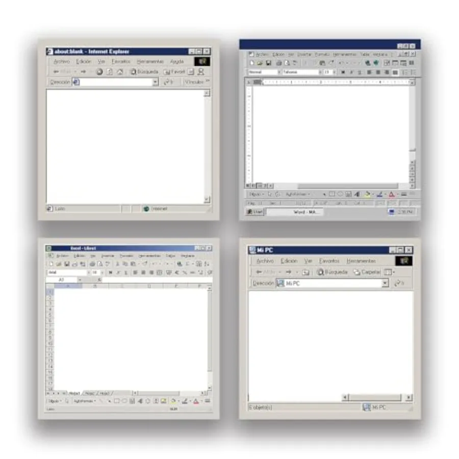 

Retro Interfaces 4Pads/200 Sheets 3x3in Sticky Notes Set Vintage Memo Pads with High-Adhesive Reusable Tearable Post it Notes f